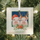Search for pigs christmas tree decorations Santa