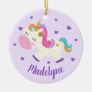 Search for unicorn christmas tree decorations Purple