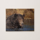 Search for grizzly bear puzzles Portrait