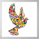 Search for world flags posters Peace