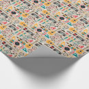 Search for mustache wrapping paper Whimsical