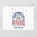 Search for independence day postcards Red white and blue