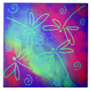 Search for abstract dragonfly tiles Colourful
