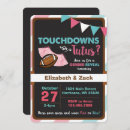 Search for tutus or touchdowns invitations Girl