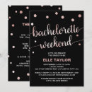 Search for glam hen party invitations Rose gold foil