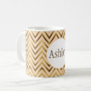Search for gold chevron mugs Pattern
