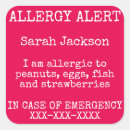 Search for contacts stickers Allergy