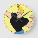 Search for funny cartoon character clocks Johnny bravo