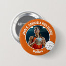 Search for volleyball badges Orange