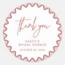 Search for zigzag wedding stickers Thank you