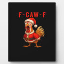 Search for funny christmas plaques Rooster