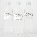 Search for bridal shower water bottle labels Vintage