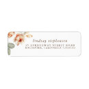 Search for red brown return address labels Orange