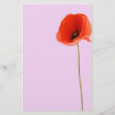 Search for poppies stationery paper Pink
