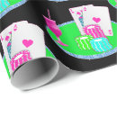 Search for blackjack wrapping paper Las vegas