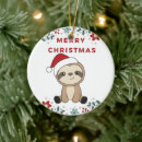 Search for sloth christmas tree decorations Children