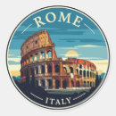 Search for rome round stickers Europe