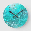 Search for mint green clocks Gold