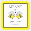 Search for meant to bee wedding stickers Cute