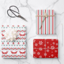 Search for red and teal christmas wrapping paper Pattern