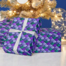 Search for purple and teal wrapping paper Mermaid