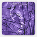 Search for purple bird stickers White