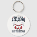 Search for dental assistant key rings Funny