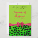 Search for cheetah print invitations Animal