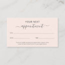 Search for appointment cards Elegant