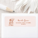 Search for skeleton wedding return address labels Whimsical
