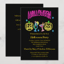 Search for neon halloween invitations Pumpkin