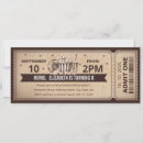 Search for retro movie ticket invitations Cinema