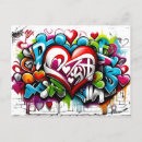 Search for graffiti heart postcards Urban