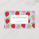 Search for strawberry business cards Strawberries