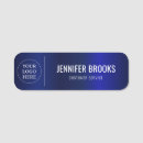 Search for navy blue name tags Employee id