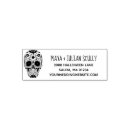 Search for sugar skull rubber stamps Return address