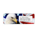 Search for eagle return address labels Bald eagles