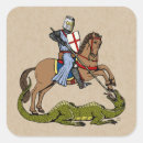 Search for st george and the dragon stickers Mediaeval