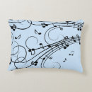 Search for blue music note cushions Musical notes