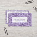 Search for purple pattern business cards Paisley