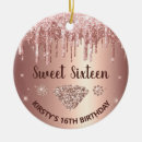 Search for rose gold christmas tree decorations Sweet sixteen