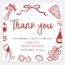 Search for thank you in italian stickers Bride