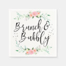 Search for brunch and bubbly napkins Floral