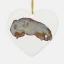 Search for orange and white cat christmas tree decorations Tabby