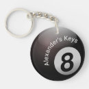 Search for the 8 ball key rings Black