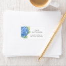 Search for hydrangea flowers return address labels Botanical