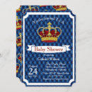 Search for royal king baby shower invitations Royalty