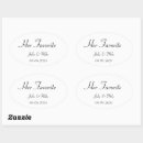 Search for modern oval stickers Bridal shower