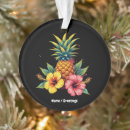 Search for hawaiian pineapple christmas tree decorations Beach