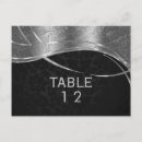 Search for reception table place postcards Black